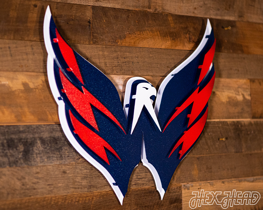 Washington Capitals "WEAGLE" 3D Vintage Metal Wall Art