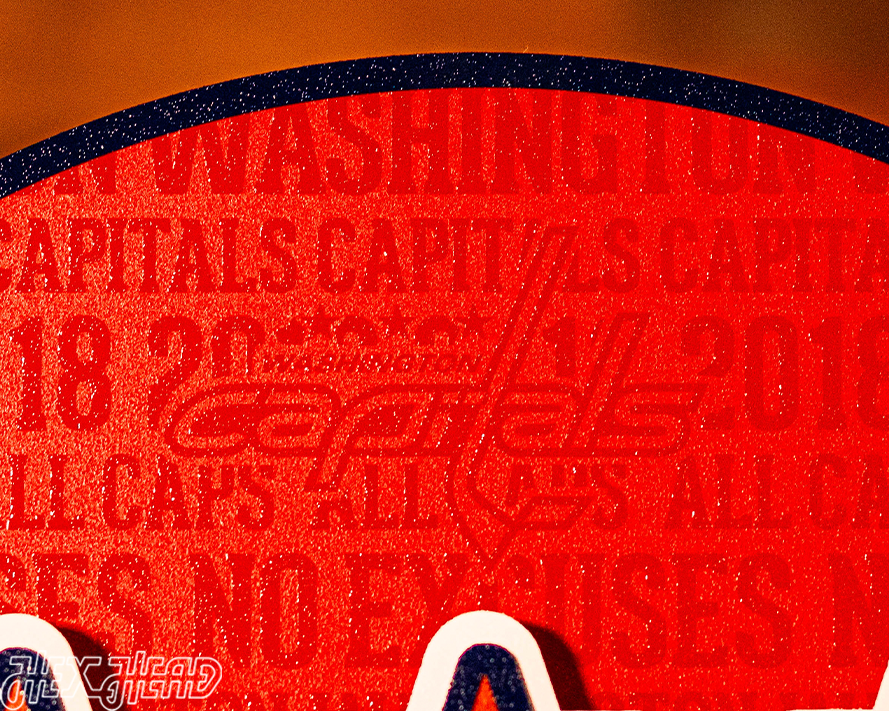 Washington Capitals CRAFT SERIES 3D Embossed Metal Wall Art