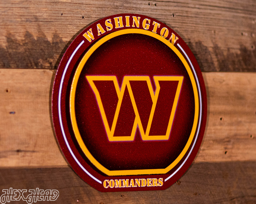 Washington Commanders "Double Play" On the Shelf or on the Wall Art