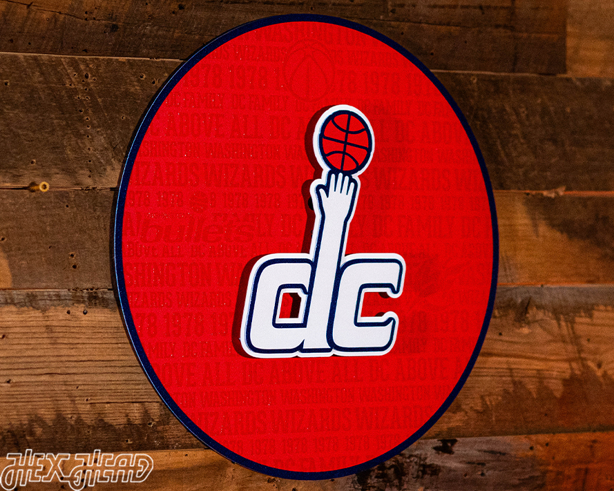 Washington Wizards CRAFT SERIES 3D Embossed Metal Wall Art