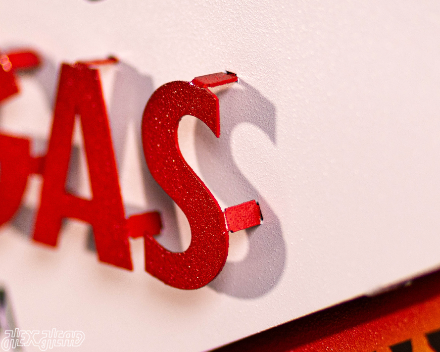 "Welcome to Las Vegas" 3D Metal Wall Art