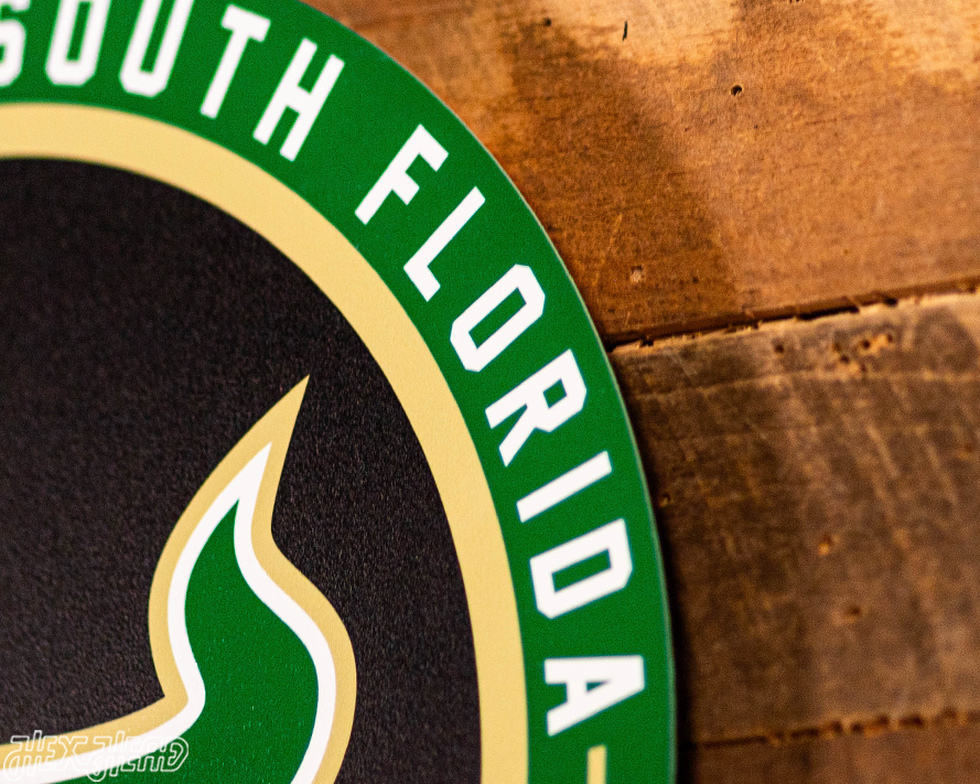 VARSITY Collection- SINGLE Layer South Florida Bulls Metal Wall Art