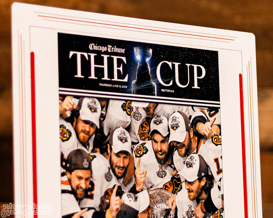 Chicago Tribune Blackhawks 2010 STANLEY CUP Front Page - JUNE 10, 2010