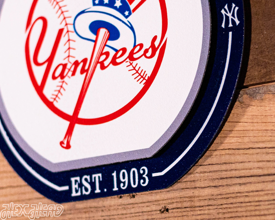 New York Yankees "Double Play" On the Shelf or on the Wall Art