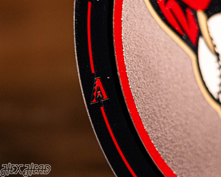 Arizona Diamondbacks "Double Play" On the Shelf or on the Wall Art