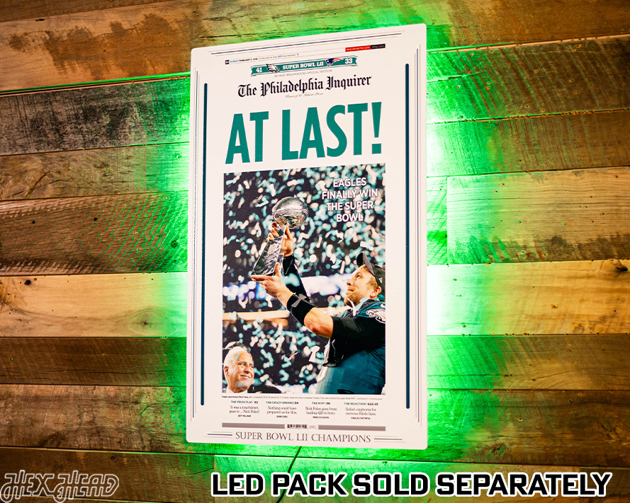 Philadelphia Inquirer Eagles SUPER BOWL LII Front Page - FEB 5, 2018