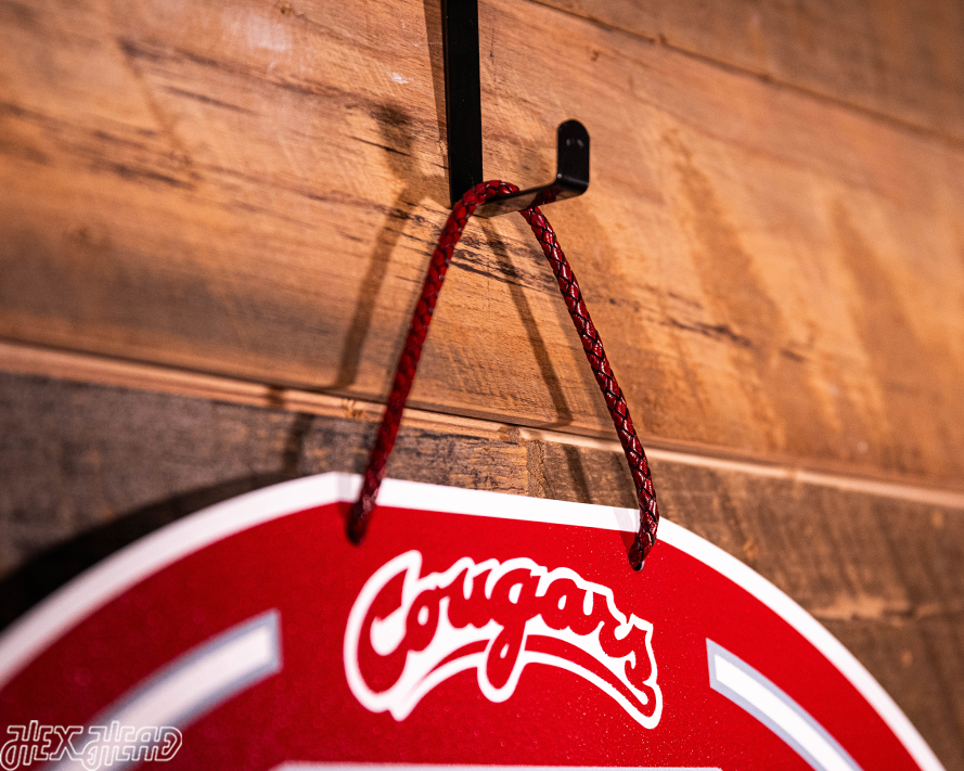 Washington State Cougars Personalized Monogram Metal Art