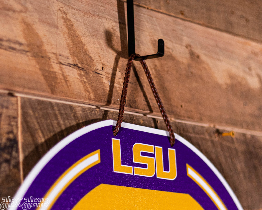 LSU Tigers Personalized Monogram Metal Art