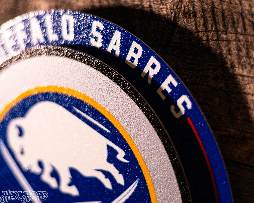 Buffalo Sabres "Double Play" On the Shelf or on the Wall Art