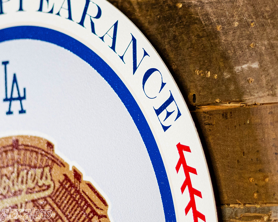 VARSITY Collection- SINGLE Layer Los Angeles Dodgers 1963 World Series Wall Art