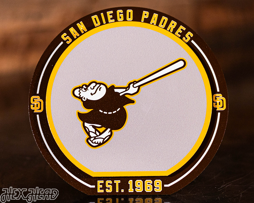 San Diego Padres "Double Play" On the Shelf or on the Wall Art
