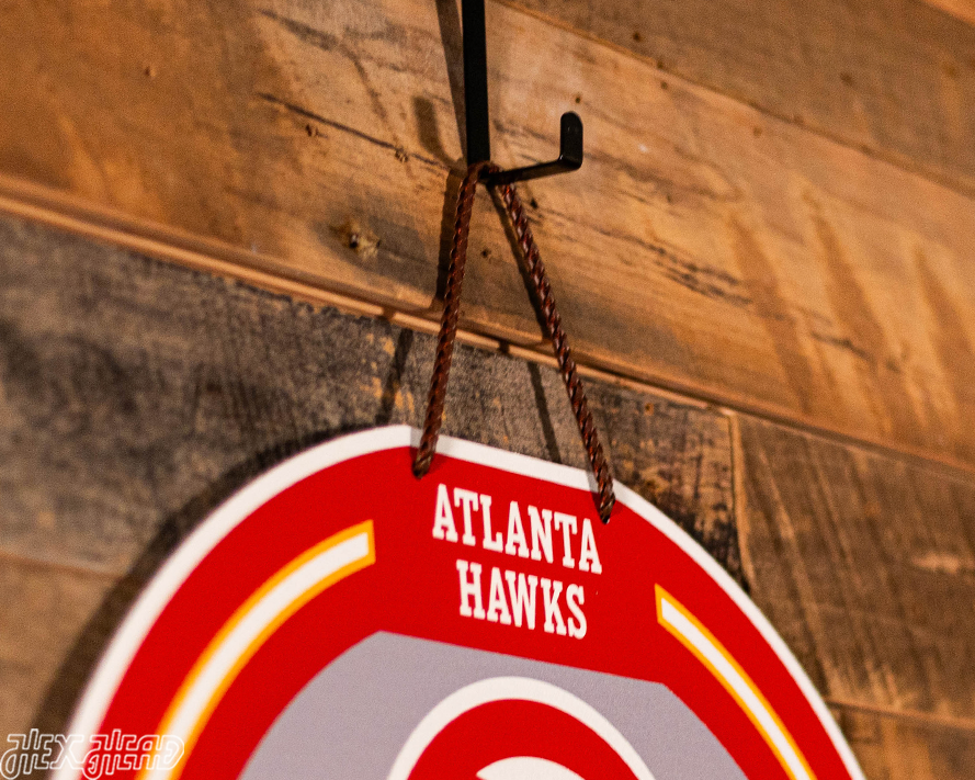 Atlanta Hawks Personalized Monogram Metal Art