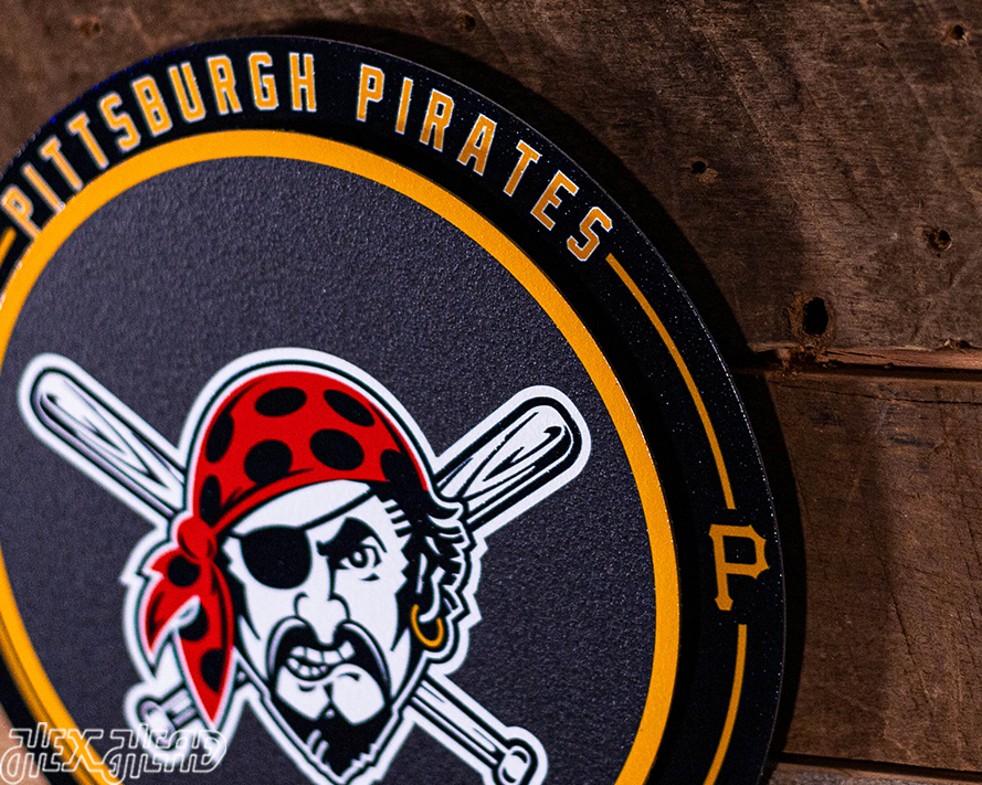 Pittsburgh Pirates "Double Play" On the Shelf or on the Wall Art