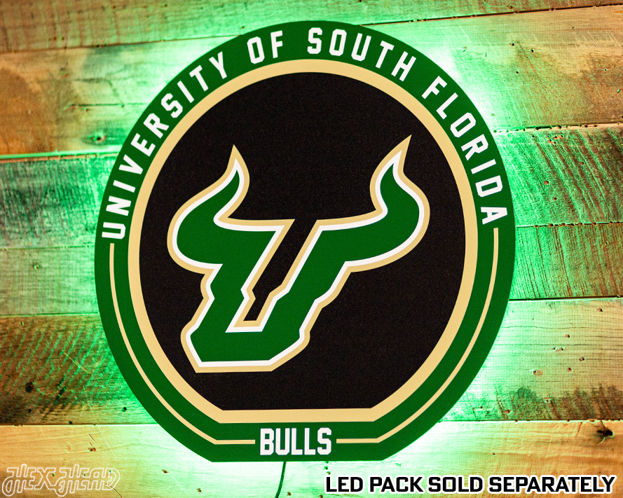 VARSITY Collection- SINGLE Layer South Florida Bulls Metal Wall Art