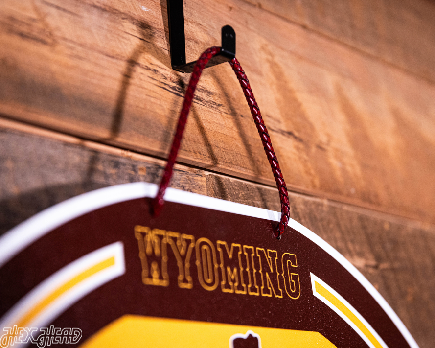 University of Wyoming Personalized Monogram Metal Art