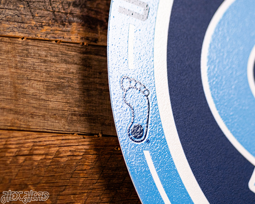 VARSITY Collection- SINGLE Layer North Carolina Tar Heels Metal Wall Art