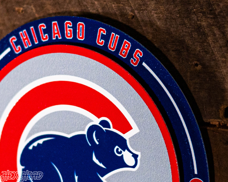 Chicago Cubs "Double Play" On the Shelf or on the Wall Art