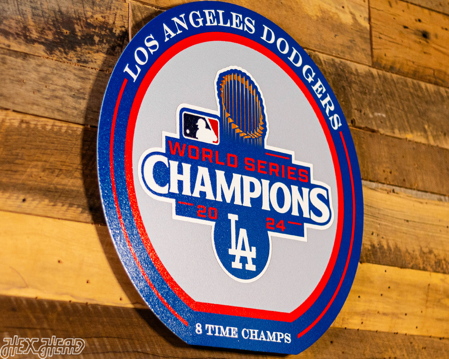 VARSITY Collection- SINGLE Layer Los Angeles Dodgers 2024 World Series Wall Art