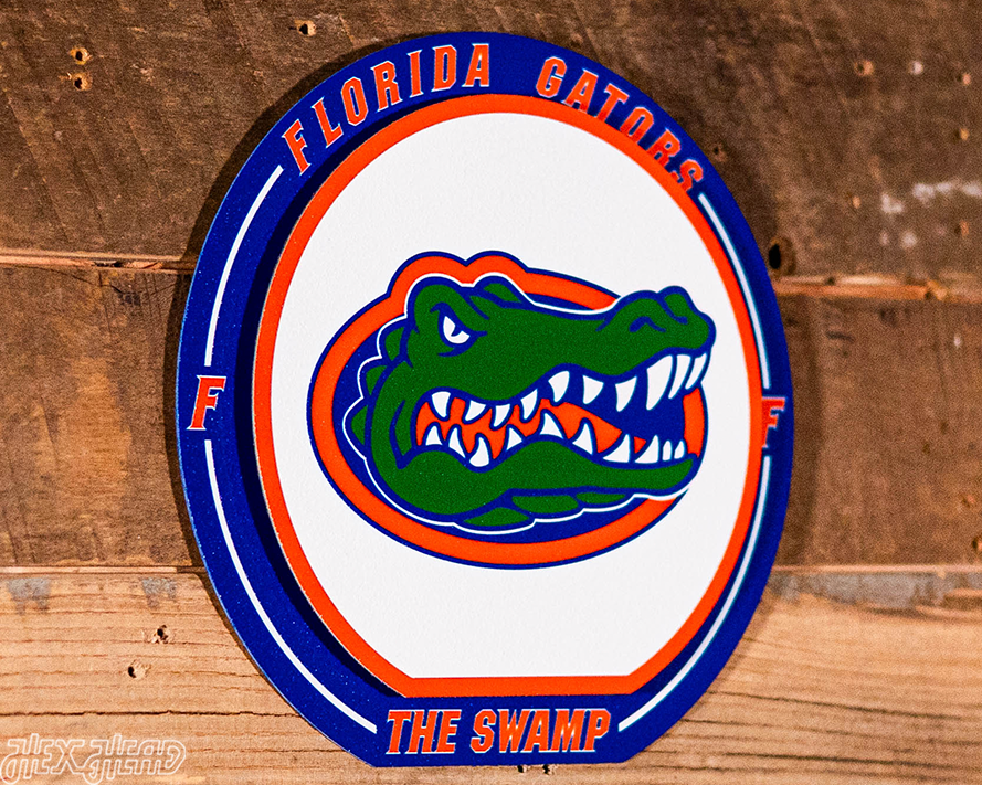 Florida Gators "Double Play" On the Shelf or on the Wall Art