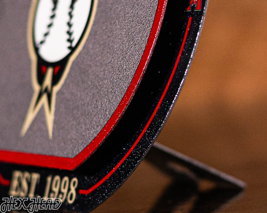 Arizona Diamondbacks "Double Play" On the Shelf or on the Wall Art