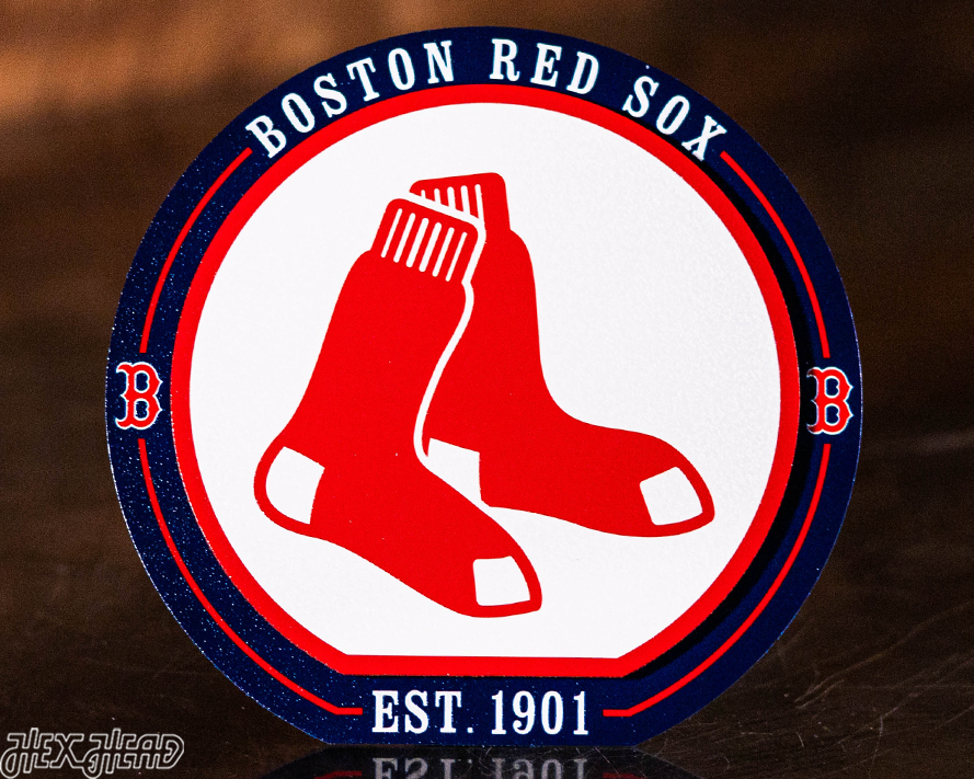 Boston Red Sox "Double Play" On the Shelf or on the Wall Art