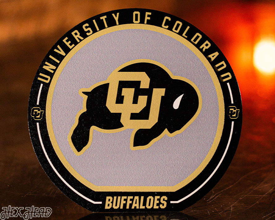 Colorado Buffaloes "Double Play" On the Shelf or on the Wall Art