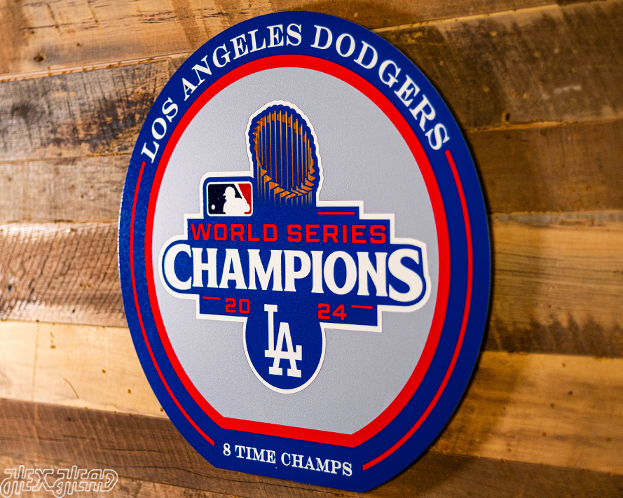 VARSITY Collection- SINGLE Layer Los Angeles Dodgers 2024 World Series Wall Art
