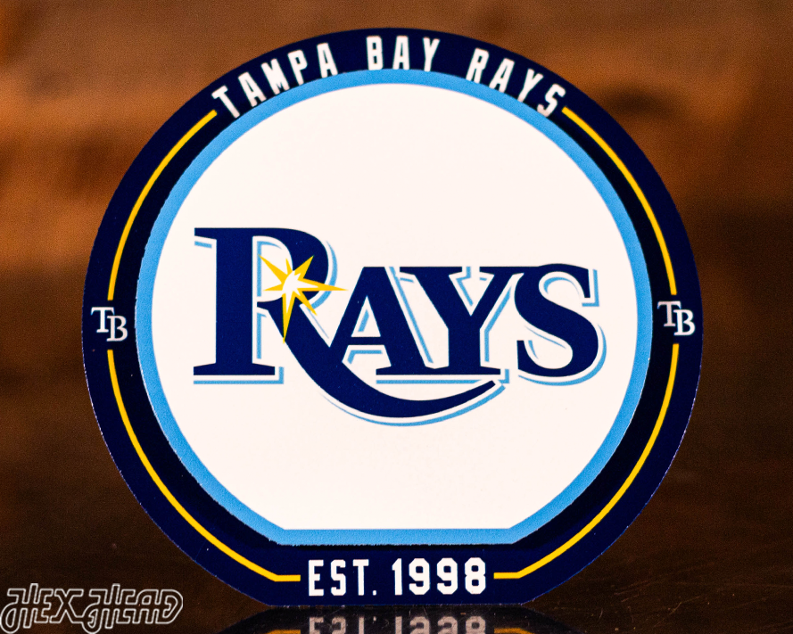 Tampa Bay Rays "Double Play" On the Shelf or on the Wall Art