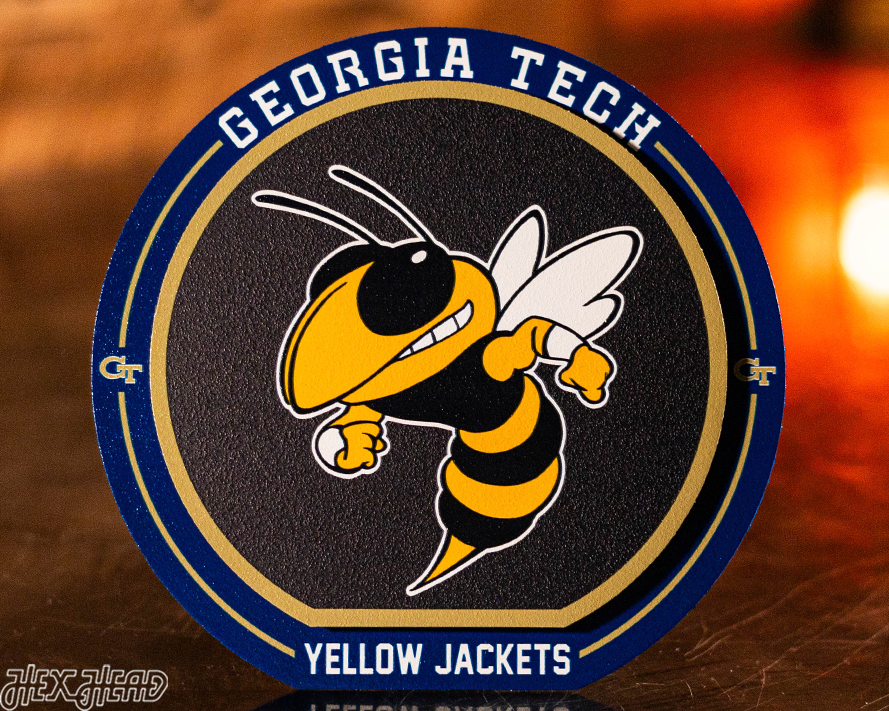 Georgia Tech "Double Play" On the Shelf or on the Wall Art