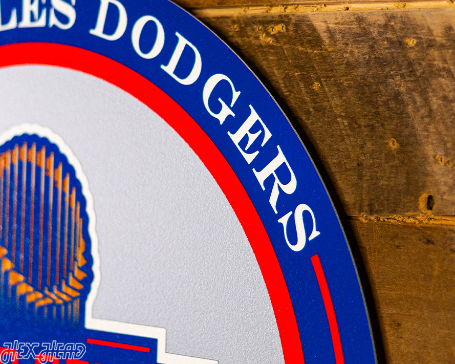 VARSITY Collection- SINGLE Layer Los Angeles Dodgers 2024 World Series Wall Art