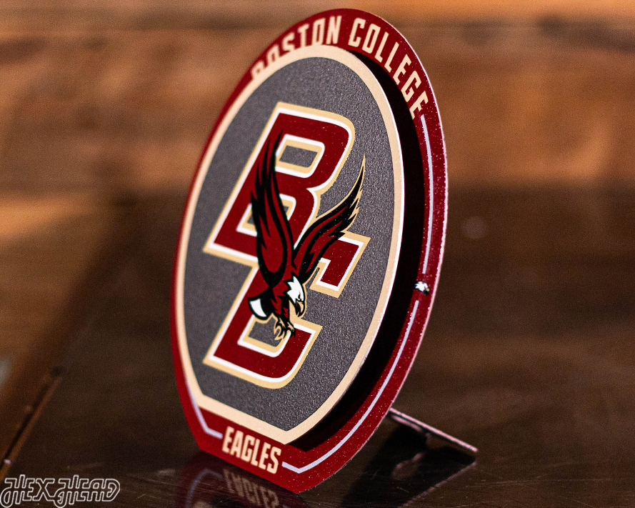 Boston College Eagles "Double Play" On the Shelf or on the Wall Art