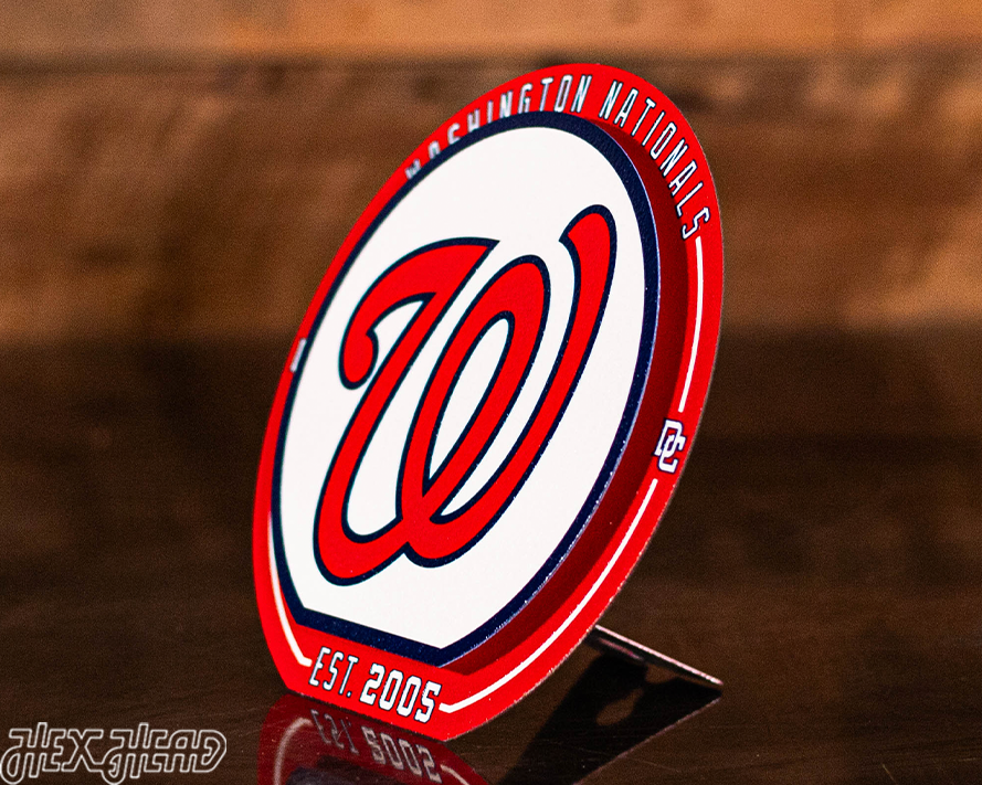 Washington Nationals "Double Play" On the Shelf or on the Wall Art