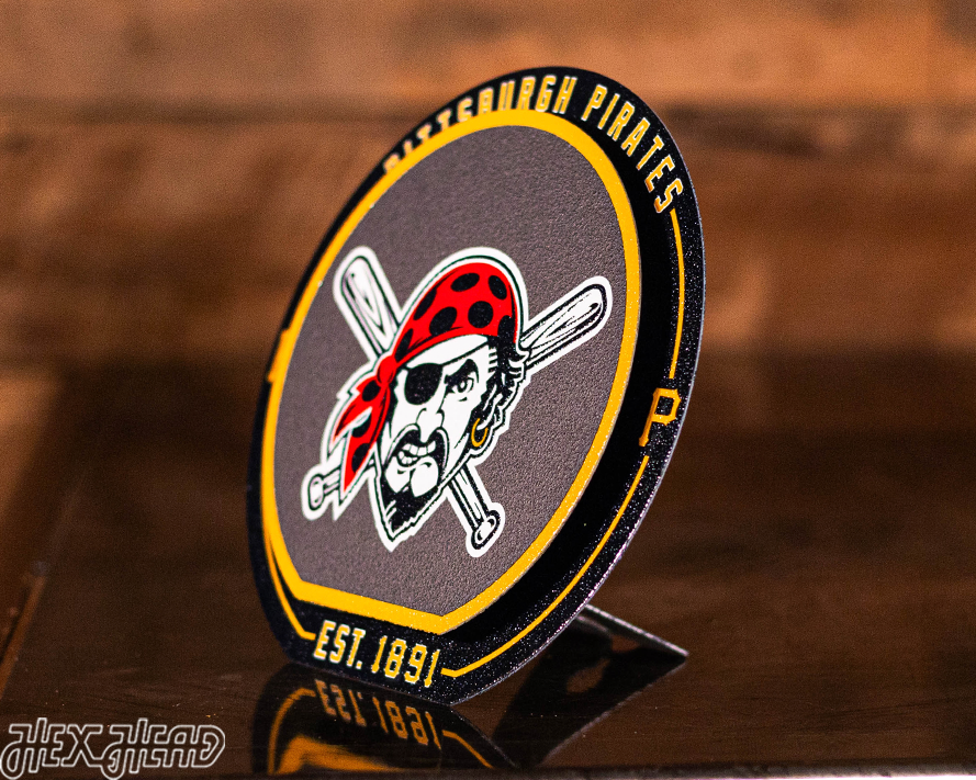 Pittsburgh Pirates "Double Play" On the Shelf or on the Wall Art