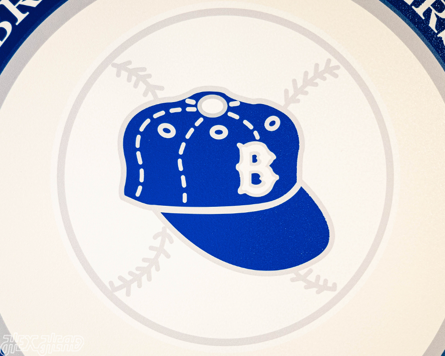 VARSITY Collection- SINGLE Layer Los Angeles Dodgers 1955 World Series Wall Art