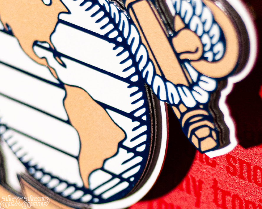 United States Marines Corps CRAFT SERIES 3D Embossed Metal Wall Art