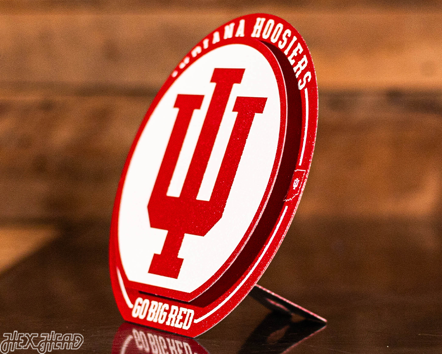 Indiana Hoosiers "Double Play" On the Shelf or on the Wall Art