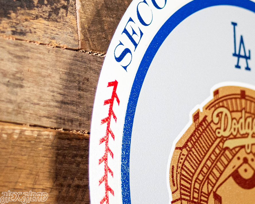 VARSITY Collection- SINGLE Layer Los Angeles Dodgers 1963 World Series Wall Art