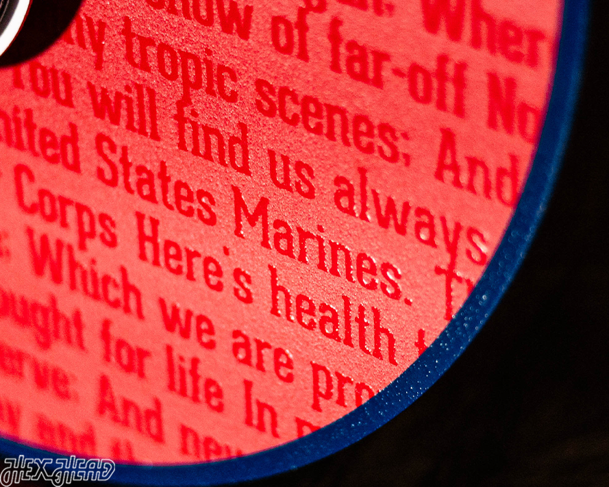 United States Marines Corps CRAFT SERIES 3D Embossed Metal Wall Art