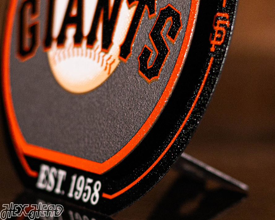 San Francisco Giants "Double Play" On the Shelf or on the Wall Art