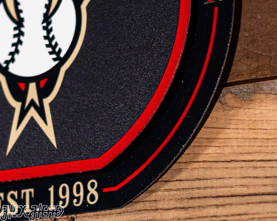 Arizona Diamondbacks "Double Play" On the Shelf or on the Wall Art
