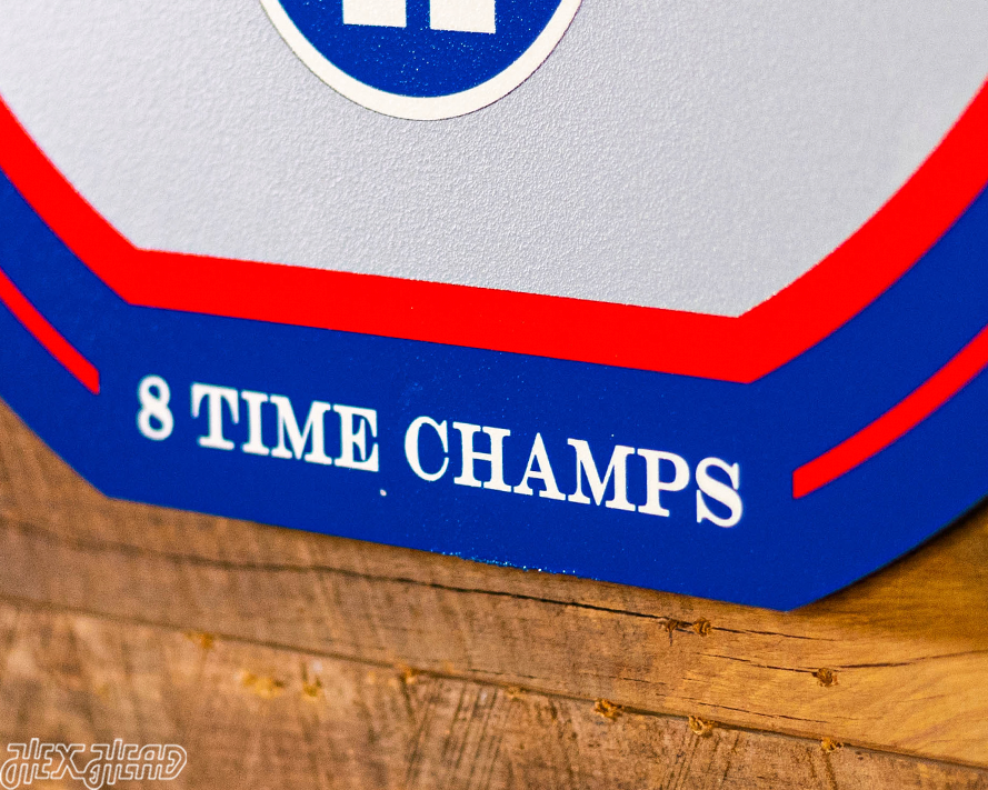 VARSITY Collection- SINGLE Layer Los Angeles Dodgers 2024 World Series Wall Art