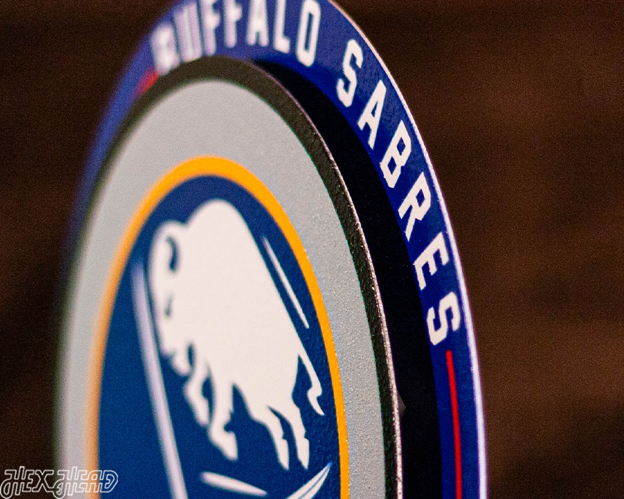 Buffalo Sabres "Double Play" On the Shelf or on the Wall Art
