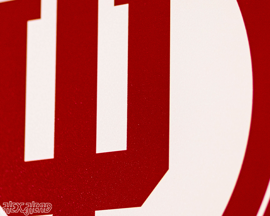 VARSITY Collection- SINGLE Layer Indiana Hoosiers Metal Wall Art