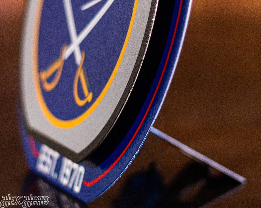 Buffalo Sabres "Double Play" On the Shelf or on the Wall Art