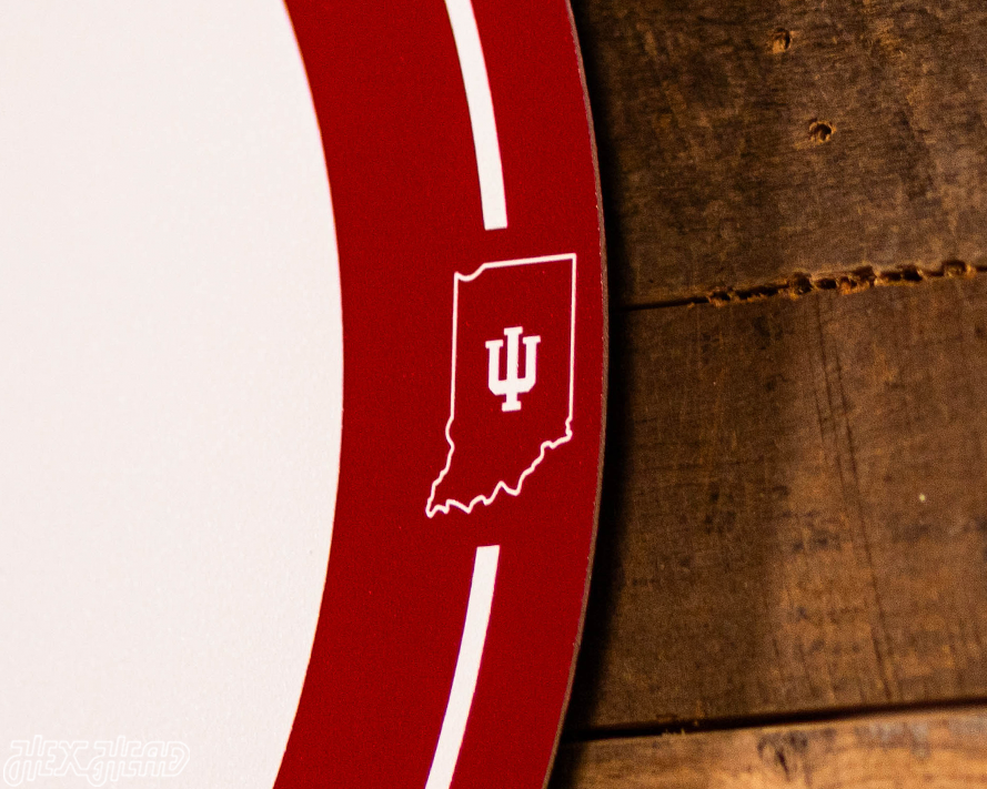 VARSITY Collection- SINGLE Layer Indiana Hoosiers Metal Wall Art