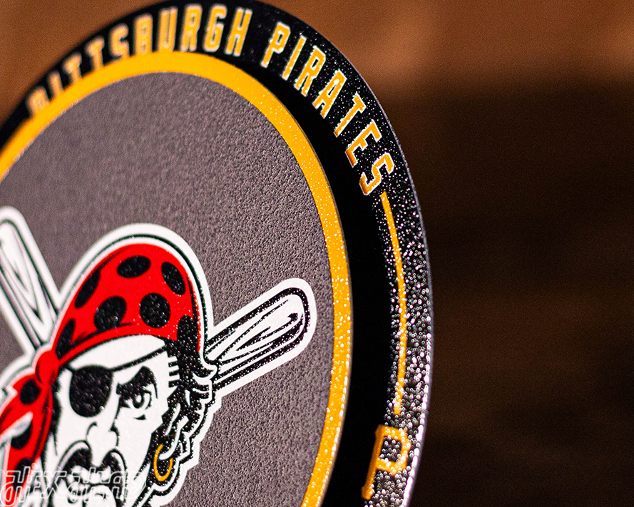 Pittsburgh Pirates "Double Play" On the Shelf or on the Wall Art