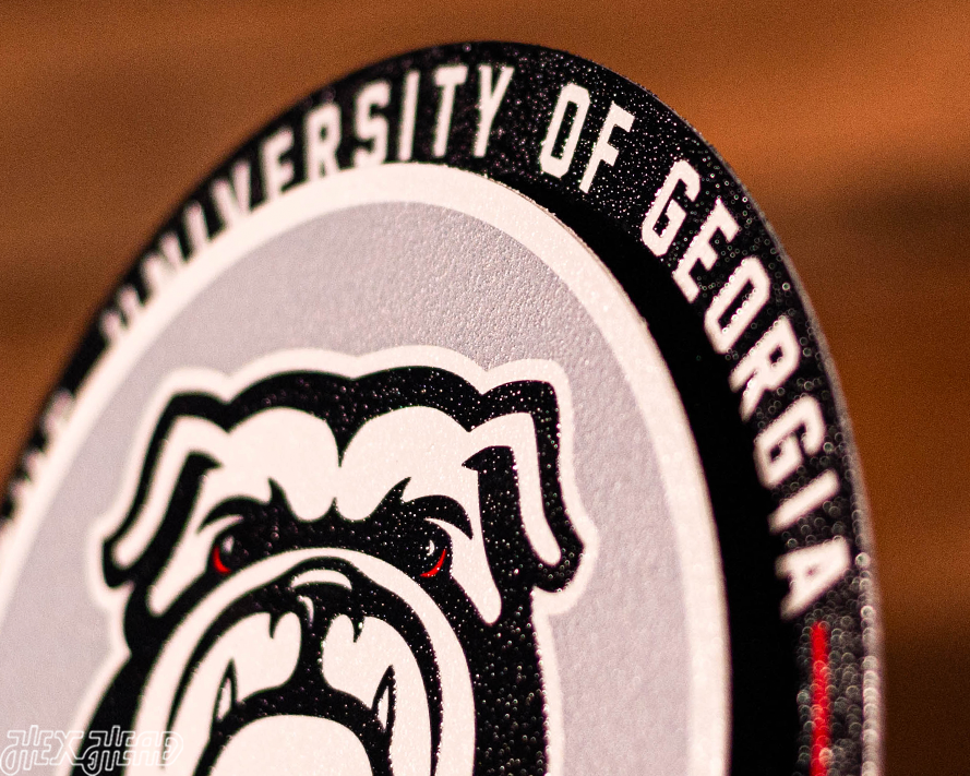 Georgia Bulldogs "Double Play" On the Shelf or on the Wall Art