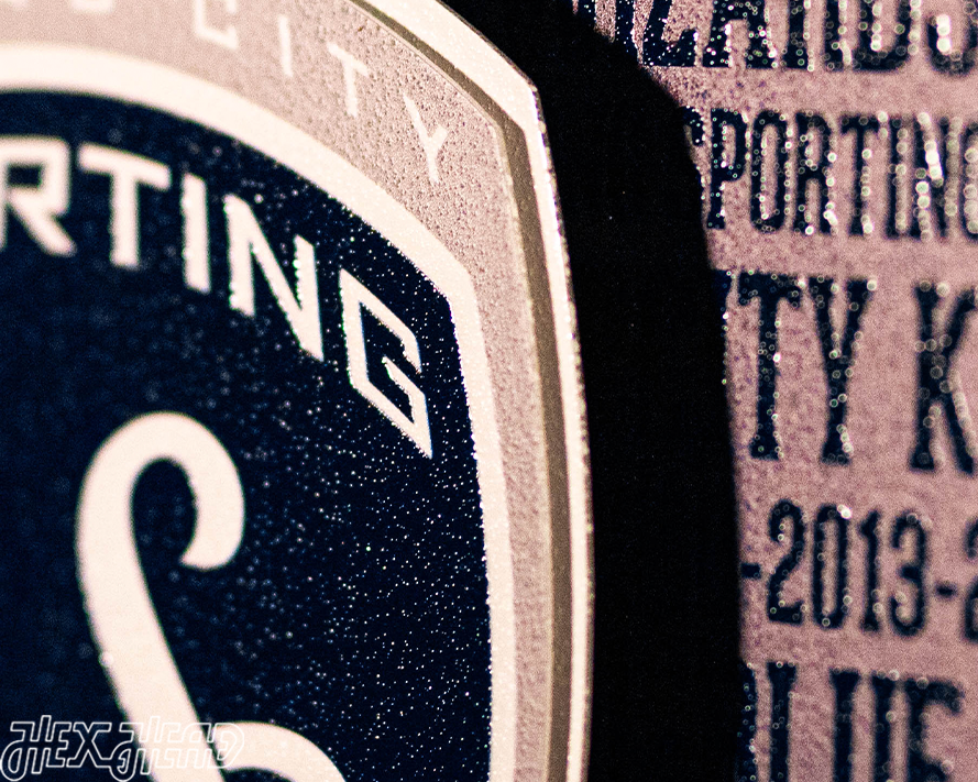 CLOSE OUT - Sporting Kansas City CRAFT SERIES 3D Embossed Metal Wall Art