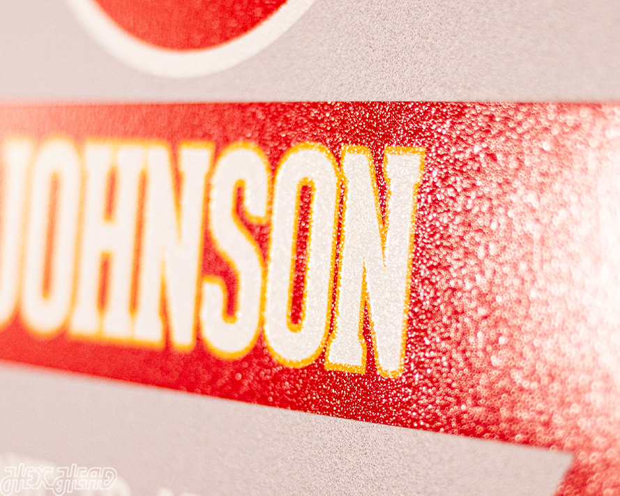 Atlanta Hawks Personalized Monogram Metal Art