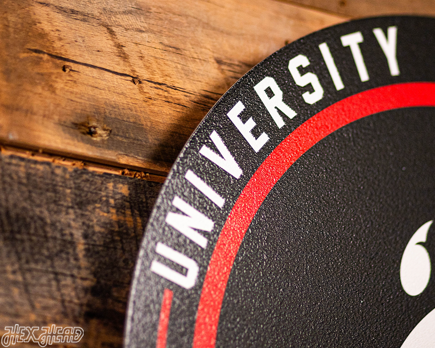 VARSITY Collection- SINGLE Layer Cincinnati Bearcats Metal Wall Art